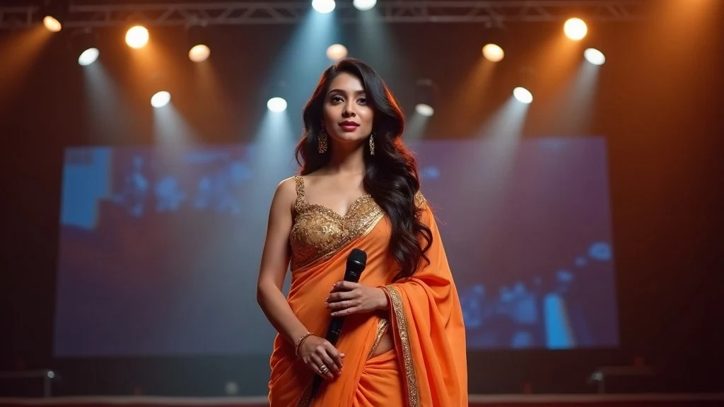 Tanya Mittal net worth - glamorous Indian businesswoman on a reality TV stage